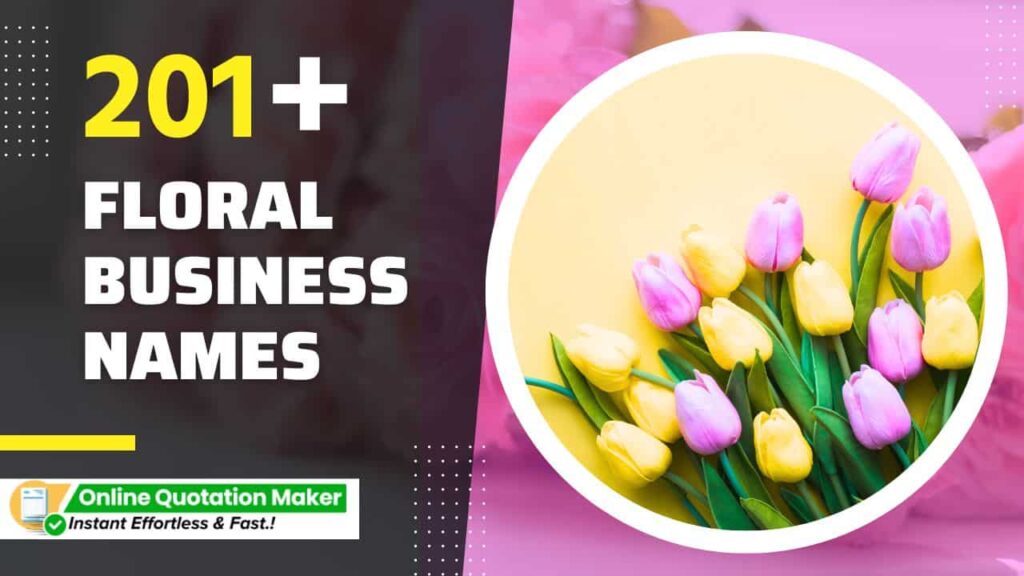 Floral Business Names