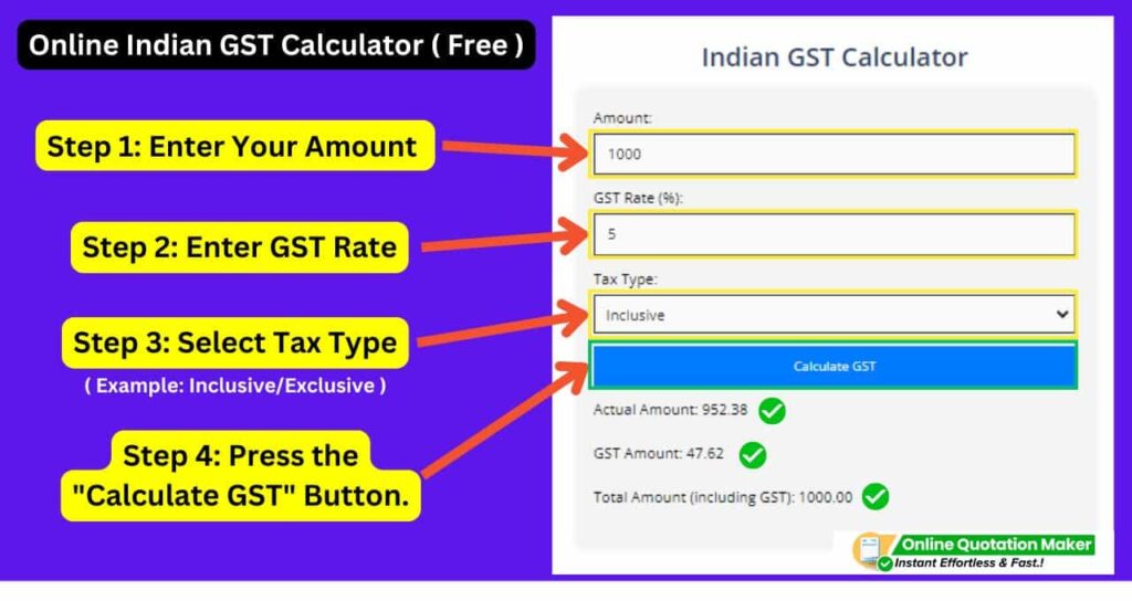 Indian GST Calculator