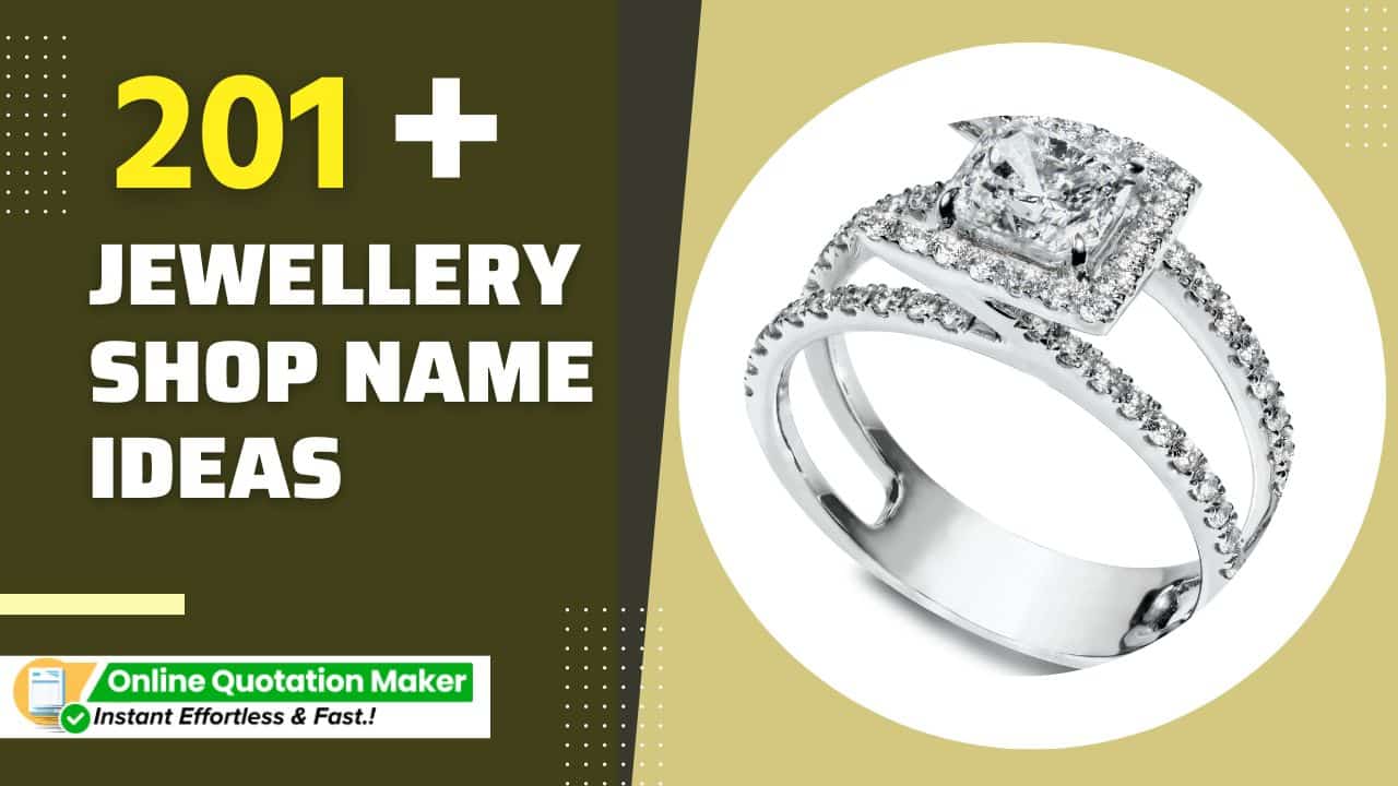 Jewellery shop name ideas