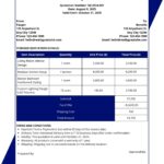 Interior Design Quotation Format